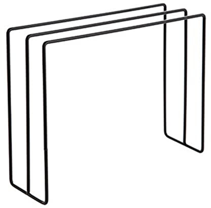 Ausla Stendino per Strofinacci, Struttura in Ferro, Supporto Verticale Salvaspazio per e Bagno, Organizza Asciugamani e Stracci (BLACK)