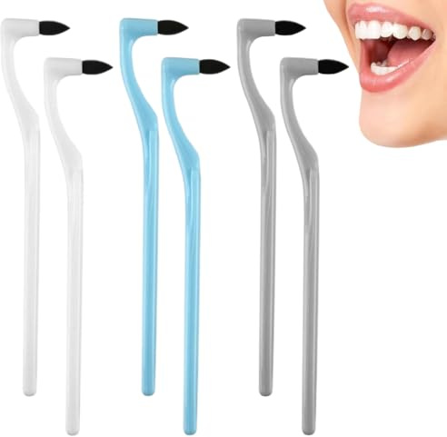 6 Pezzi Rimozione Tartaro Denti, Smacchiatore Denti Professionale, Tooth Stain Eraser