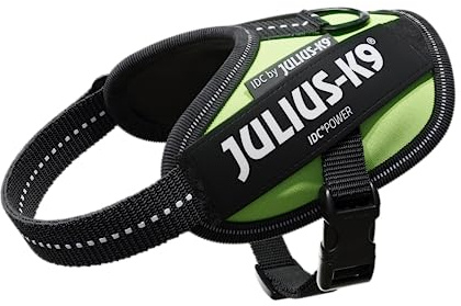 JULIUS K-9 IDC Powergeschirr, Größe: 2XS / Baby 2, Neon Grün, 16IDC-NE-B2