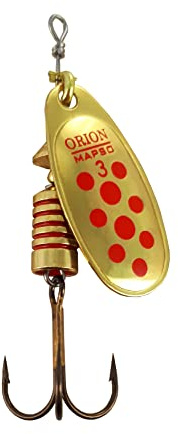 MAPSO- 5 Cucharillas de Pesca ORIÓN-3 OR 6,50 GMS