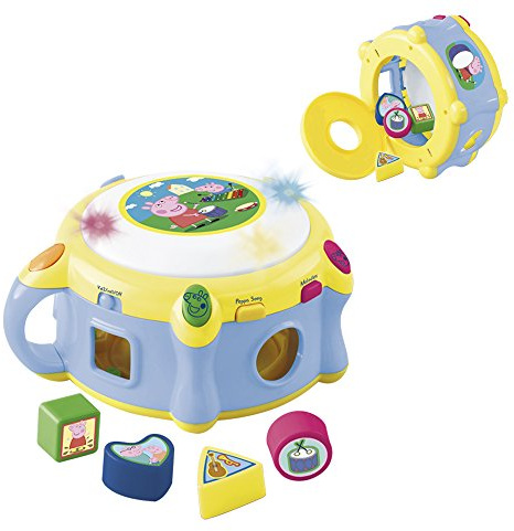 Reig 2327 - Peppa Pig Sortierbox mit elektronischer Trommel