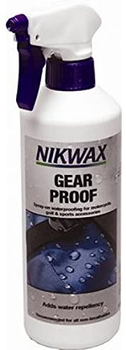 300 ML NIKWAX TENT AND GEAR SOLARPROOF - SPRAY ON WATERPROOFING AND UV BLOCKER - REDUCES COLOR FADE - IDEAL FOR TENTS, AWNINGS, MARQUEES, RUCKSACKS, PANNIERS ETC (PACK OF 2)