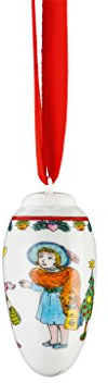 Hutschenreuther 02262-723252-27825 Porzellan-Minizapfen Spaziergang Höhe 6 cm Porzellan, Bunt, 6 x 6 x 7,5 cm