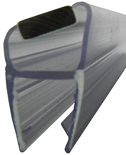 Di Vapor (R) Shower Door Magnetic Seal Replacement | 4-6mm/8mm/10mm Glass | 85cm (Glass Thickness: 4-6mm, Seal Length: 2m)