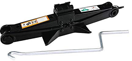 Scherenwagenheber für Wohnwagen / Dodge / Honda Jazz / Audi / BMW / Benz / Ford / Chevrolet, 2 Tonnen, Scherenwagenheber 105 mm bis 385 mm, verchromte Schnellkurbel