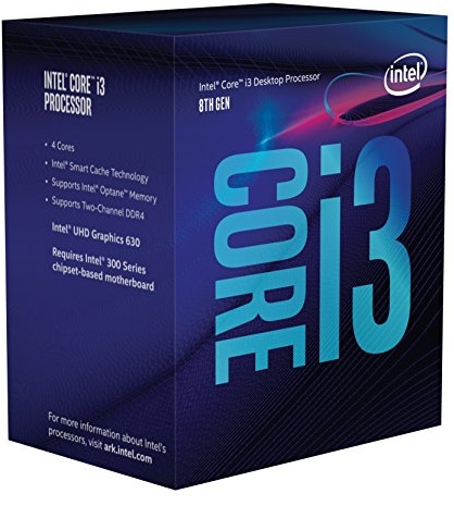 Processeur Intel bx80684i38100 Core i3–8100 Argent