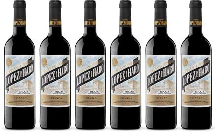 Hacienda López de Haro Crianza - vino tinto D.O.Ca Rioja- 6 botellas de 75cl.