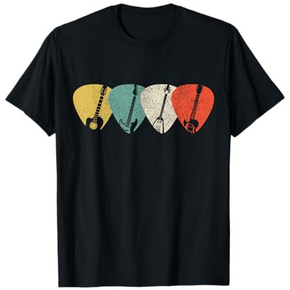 Gitarre Musik Vintage Musiker Gitarre Geschenk T-Shirt