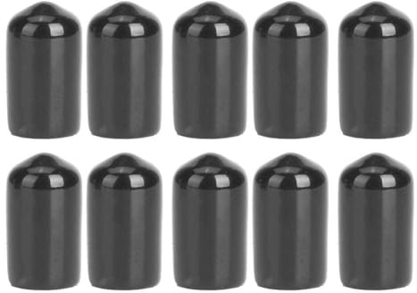 Snooker Tip Cover 10 Stück Pool Cue Tip Gummiabdeckung Billard Cues Stick Schutzkappe für Snooker Cue Tip Pool Billard(10mm)