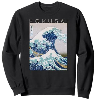 Hokusai La Grande Vague de Kanagawa pour les artistes Sweatshirt