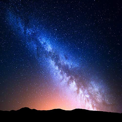 A.Monamour Türtapete Selbstklebend Türfolie Türposter 3D Weltraum Universum Milchstraße Galaxie Sterne Berge Drucken Vinyl Folie Türdeko Tapete Wandbild Türaufkleber Türtattoo 77 x 200 cm