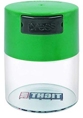 Tightvac TG1-CLG - Bicchiere da 0,12 l, colore: verde e trasparente