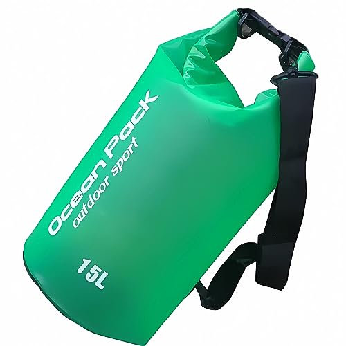 König Design Drybag Tasche Seesack Packsack Wasserdicht Strandtasche 2L 5L10L Rollbeutel Neu, Größe:2 Liter, Farbe:Grün