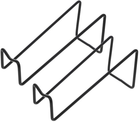Holibanna Weinflaschenhalter 2 Stück Kompakter Metall Weinregal Ständer Schwarz Für Arbeitsplatte Und Bar - Multifunktionaler Weinhalter Für Zuhause Restaurant Und Geschenk