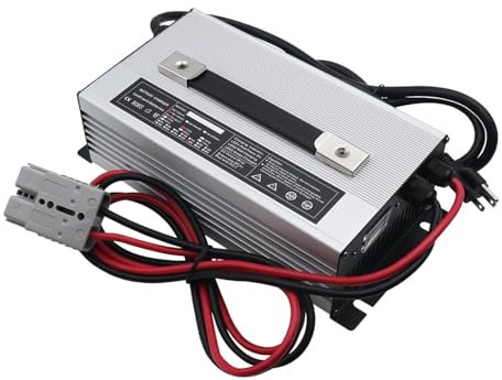 HYDTGZ Caricabatteria per Carrello Elevatore Elettrico 24V 40A con Caricatore per Batterie Ad Alta Potenza 50A/120A/175A/350A Anderson Plug Carica di Mantenimento,120a