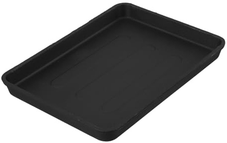 CATIEBYE Gusseisen Grillplatte Tragbare Grillpfanne 23.00 X 17.00 X 2.00 cm Rechteckige Eisenplatte Für Steak Gemüse Hühnchen Garnelen Und Fisch Für Gasgrill Und Einzelne Herdplatte