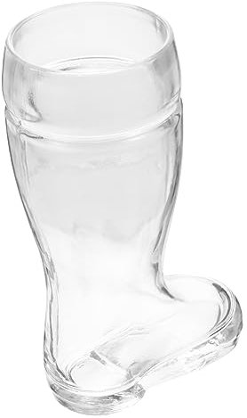 OKUMEYR Tasse Verre Transparent Forme De Bottes pour Boissons Mug Créatif pour Bar Fête Et Événements Spéciaux