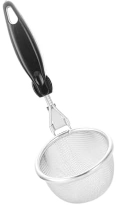 iplusmile Colino per Noodles in Acciaio con Antiscivolo Nero da Filtro Cucina Leggero e Resistente per Uso e Professionale