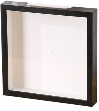 Caja de sombra genérica con ranura, marco de fotos | Expositor de recuerdo marco transparente para casa, salón, apartamento playa, concierto, boda,