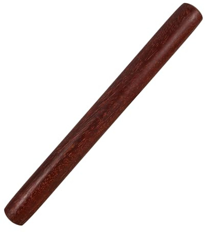 Didiseaon Palo de Tai Chi de Madera Roja 33 Cm para Ejercicio al Aire Libre, Bastón de Kungfu para Adultos, Accesorio de Entrenamiento de Artes Marciales y Práctica de Tai Chi