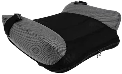 Seggiolino rialzato gonfiabile, seggiolino auto rialzato, schienale portatile con fibbia e borsa per il trasporto Cuscino traspirante gonfiabile per viaggi all'aperto
