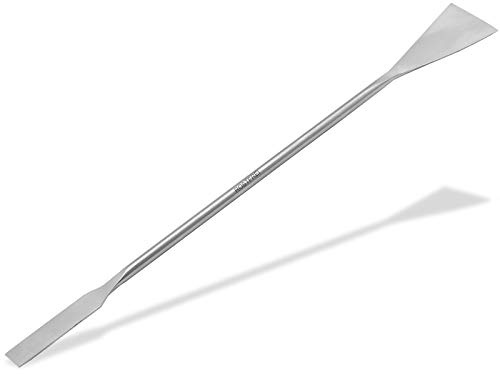 Aquarium Terrarium Spatel Tool Kiesspatel 2-seitig Edelstahl Rostfrei 60 cm | Aquascaping Tool für die Bodengrundgestaltung und Bepflanzung von Aquarien und Terrarien