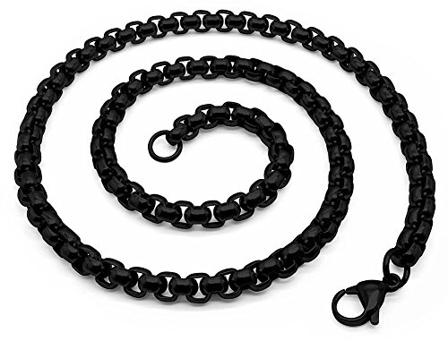 SoulCats Men chain peas belcher chain necklace link chain stainless steel chain necklace