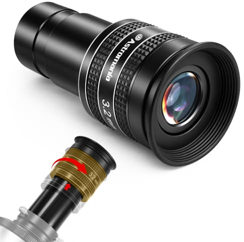 Astromania 1.25 3.2mm 58-Degree Planetary Eyepiece for Telescope
