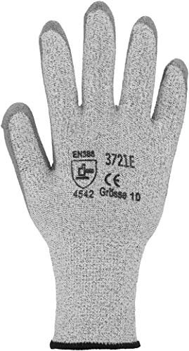 ASATEX Schnittschutz-Handschuh 3721E, grau, Gr. 9 (10 Paar)