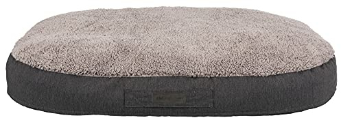 TRIXIE orthopädisches Hundekissen Vital Kissen Bendson, oval, 100 × 70 cm, dunkelgrau/hellgrau- 36425