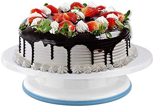 Giradischi Rotondi per Torta Alzata per Torta Piattaforma Girevole Strumento per La Decorazione di Panna da Cucina Fai-Da-Te