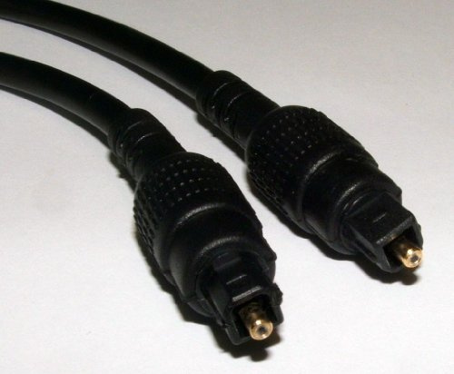 Pro Signal PSG00881 TOSLink Optical Audio Lead with 4mm Cable, 1m, Black