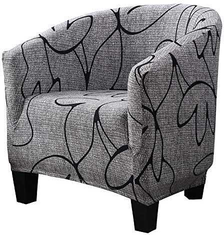 WINS Chesterfield Chesterfield-Sesselbezug, dehnbar, Bedruckt