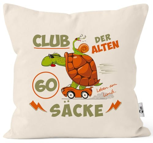 MoonWorks® Kissen-Bezug witziges ironisches Geschenk für Männer zum 30, 35, 40, 45, 50, 55, 60, 65, 70, Geburtstag lustiger Spruch Natur Unisize