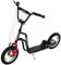 HOMCOM Kinderroller Lenker Verstellbar Scooter Tretroller Cityroller Kinder Roller Kickboard mit Luftreifen 12 Zoll ab 5 Jahre Schwarz 120 x 58 x 75-80 cm