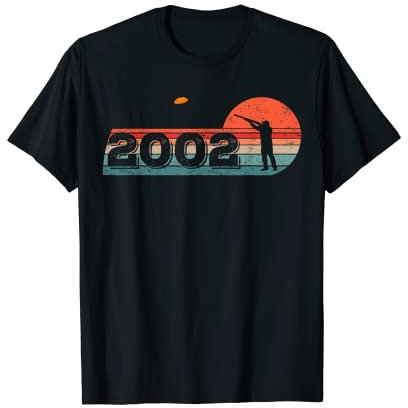 Jahrgang 2002 Tontauben Geburtstagsshirts Tontaubenschießen T-Shirt