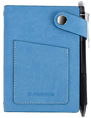 Notebooks Smart Notebook, wiederbeschreibbar, lose Blätter, handgeschrieben, elektronisches Notizbuch, Mini-Dose, neues Papier, Farbe: Blau, Größe: 10,5 x 7,4 cm
