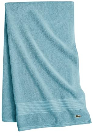 Lacoste Heritage 100% Supima Cotton Bath Towel 30 x 54, Celestial