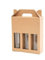 SelfHold 330ml Or 500ml Beer, Ale, Cider Bottle Carrier Gift Box (215 x 70 x 260mm) Cardboard Holder Home Brew - 3 Display Windows | Ideal for Home Brew, Gifts, Parties, and Occasions (25)