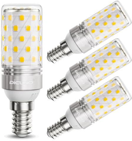 DiCUNO E14 LED Maiskolben, 8W ersetzt 100W, Neutralweiß 4000K, 4er Pack | E14 LED Mais Glühbirne 230V, 1000lm, CRI 82, 360° Abstrahlwinkel, nicht dimmbar, kein Flackern, Leuchtmittel für Wandleuchte