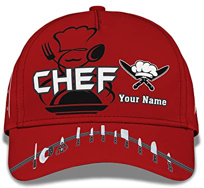 208 Damen Herren Baseballkappe Koch Und Messer Rot Baseballmütze Reine Farbe Baseball Cap Vintage Baseball Kappen Für Draussen Angeln Golf