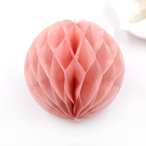 XiaoXIN 10PC 4quot;6quot;8quot;10quot; Palla a Nido d'Ape in Carta velina Pompon Colorati in Tessuto Fai-da-Te per la Decorazione della Festa di Compleanno di Nozze Fornitura per Baby Shower