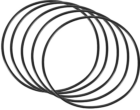 QUARKZMAN 5 Stücke Nitrilkautschuk Dichtungsring 80mm x 76mm x 2mm, Schwarz | O-Ring Gummiringe Gummidichtung für Wasserhahn Klempner Reparatur Dichtung Verbindung