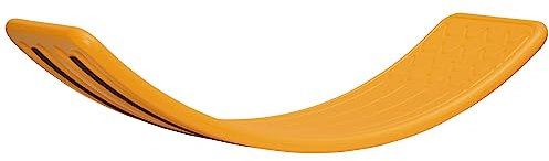 ZONEKIZ Balance Board Kids Wobble Board, Stepping Stone, Montessori Toy for Children, Nursery Toy, for Ages 3-6 Years, 82 x 27.5 x 19.5cm - Orange
