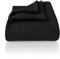 LAYNENBURG Colcha de Muselina Premium 180 x 220 cm - 100% Algodón - Manta Extra Suave Como Acogedora de Cama y Sofá (Negro)