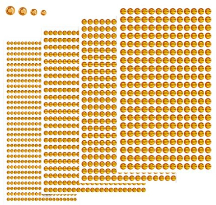 Glitzersteine Selbstklebend, 2100 Stück Strasssteine Gold mit Pinzette 3/4/5/6mm Schmucksteine zum Basteln Steinchen Dekosteine Bastelsteine Glitzer für Kinder Handwerke Fotorahmen Grußkarten