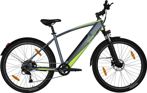 SachsenRAD Mountain ebike E-Racing R8 Flex III,Vélo électrique 27,5 pouces,9 Vitesse E-bike,Vélo VTT 14,5 Ah,Jusqu'à 150 km Vélo électrique pour homme et femme adulte,Gris