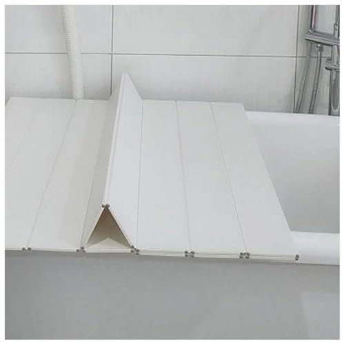 Suixtil Faltbare staubdichte Badelaken, PVC-Badisolierung, wasserdichte Kunststoffabdeckung für Badewannen, geeignet für Whirlpools zu Hause(70x116x0.6cm)