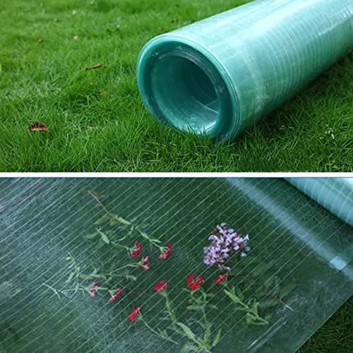 YHKJLYH Feuille de toiture en Polycarbonate de 0,8 mm, Panneaux d'éclairage Naturel Transparents et imperméables pour toiture, Isolation Thermique extérieure, Feuille Solaire pour abris de Serre (ta
