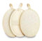3 Pcs Loofah Cotton and Linen, Body Loofah, Skin Bath Loofah, Shower Body Exfoliator Scrubbing Pads for Women and Men